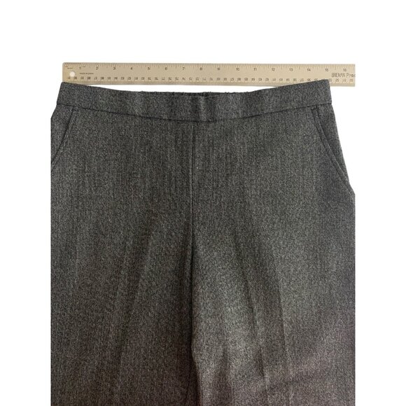 Briggs New York Womens Elastic Waist Gray Dress Pants Trouser Pockets Size 10P - Picture 4 of 11